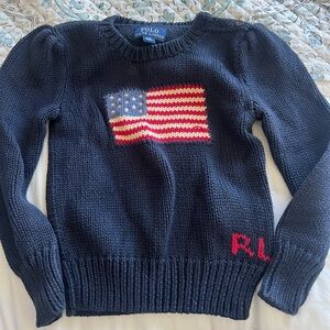 Polo by Ralph Lauren Boys Navy Knit Sweater
